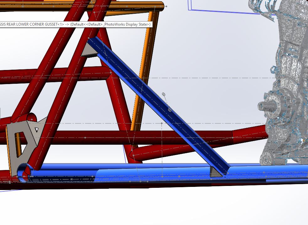 OEM CHASSIS WELD-IN GUSSET KIT