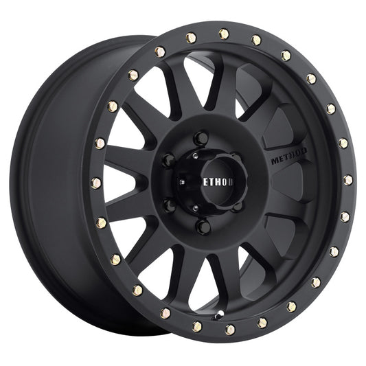 Method MR304 Double Standard 15x8 -24mm Offset 6x5.5 108mm CB Matte Black Wheel