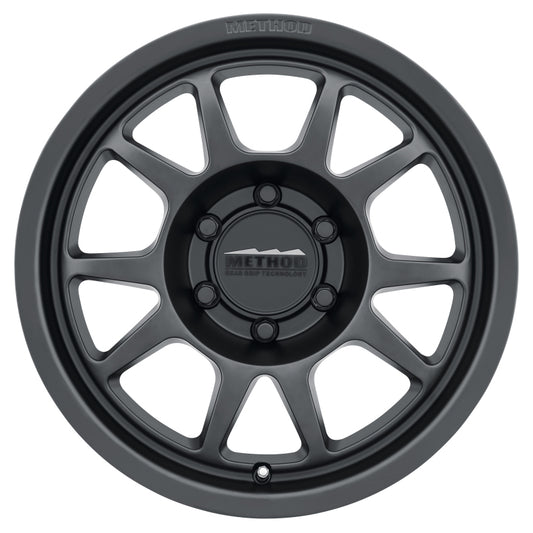 Method MR702 17x8.5 0mm Offset 6x5.5 106.25mm CB Matte Black Wheel