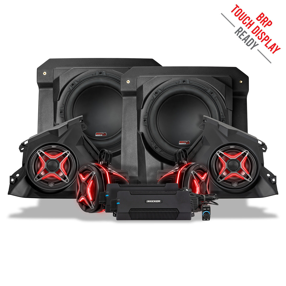 ssv works 6 speaker audio kit for canam maverick r