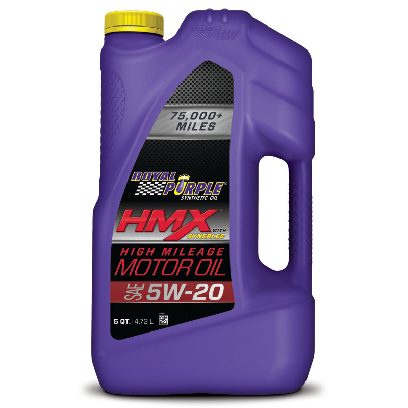 Royal Purple HMX Premium Synthetic High Mileage 5W-20 Motor Oil - 5 Quart