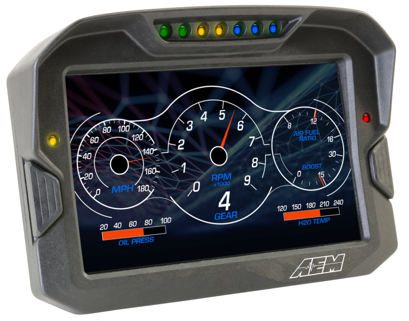 AEM CD-7 Non Logging Race Dash Carbon Fiber Digital Display (CAN Input Only)