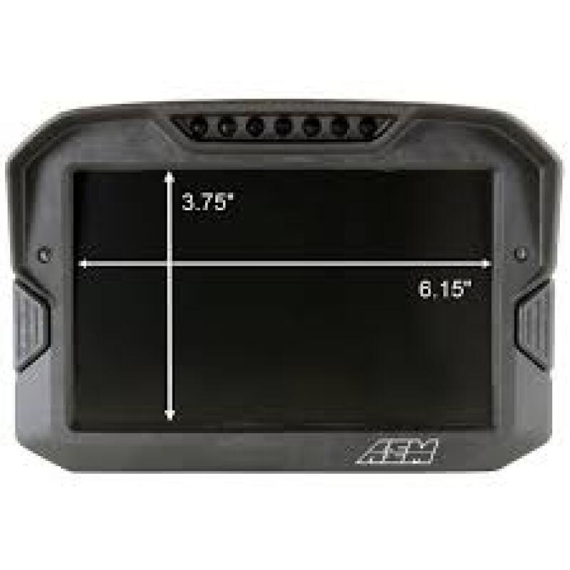 AEM CD-7 Logging GPS Enabled Race Dash Carbon Fiber Digital Display w/o VDM (CAN Input Only)