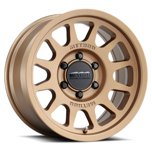 Method MR703 17x8.5 0mm Offset 6x135 87mm CB Method Bronze Wheel