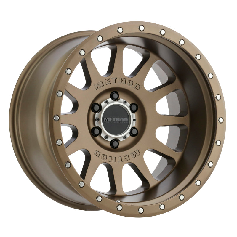 Method MR605 NV 20x10 -24mm Offset 6x5.5 106.25mm CB Method Bronze Wheel