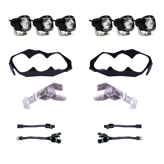 Baja Design Can-Am, Maverick R, Triple S1 Headlight Kit