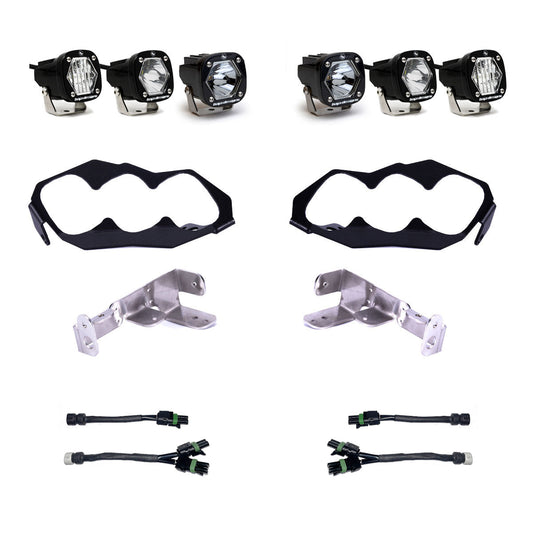 Baja Designs Can-Am, Maverick R, Triple S1 "Unlimited" Headlight Kit