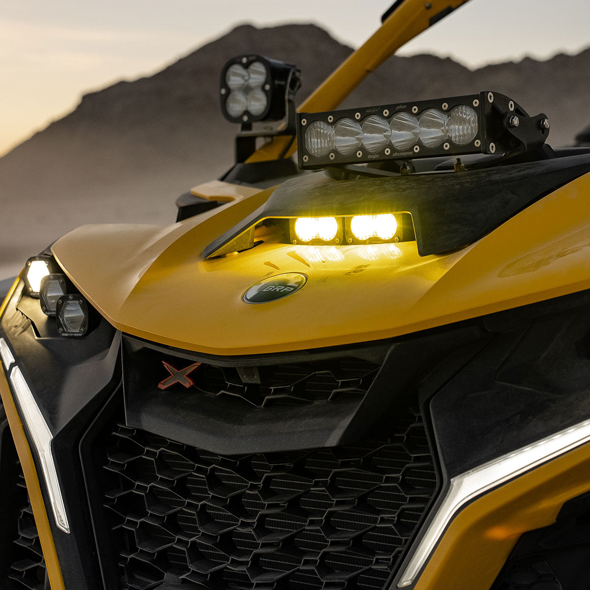 Baja Design Can-Am, Maverick R, Dual S2 Pro Hood Kit