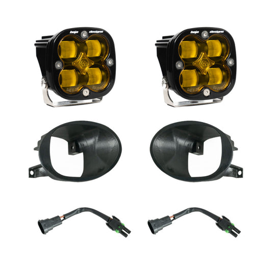 Baja Designs 19-22 Mercedes Benz Sprinter Squadron SAE Fog Pocket Light Kit - Amber