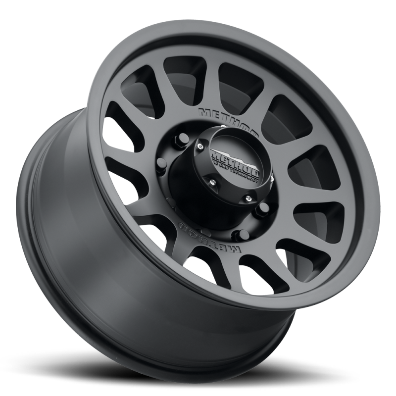 Method MR703 17x8.5 0mm Offset 8x6.5 130.81mm CB Matte Black Wheel