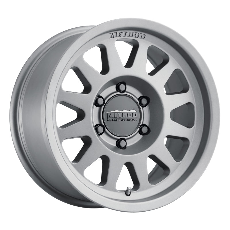 Method MR704 17x8.5 0mm Offset 8x170 130.81mm CB Matte Titanium Wheel