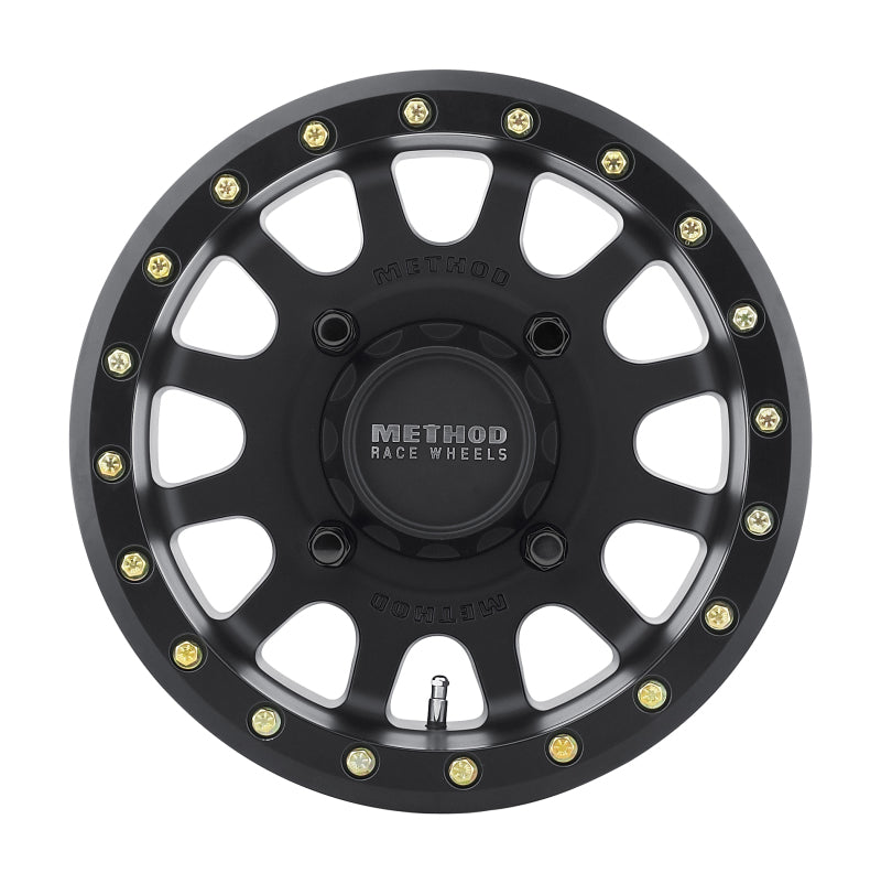 Method MR401 UTV Beadlock 14x7 / 5+2/38mm Offset / 4x156 / 132mm CB Matte Black Wheel