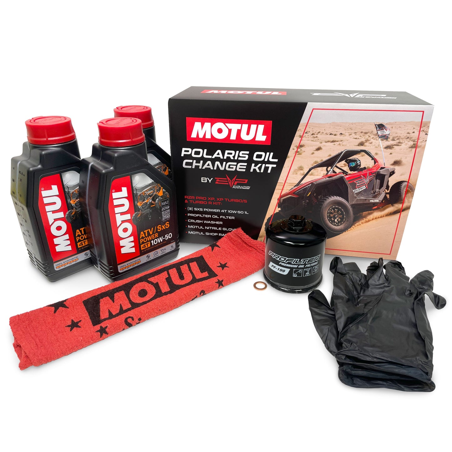 EVP Motul¬Æ Oil Change Kits, Polaris Pro XP & XP Turbo/S