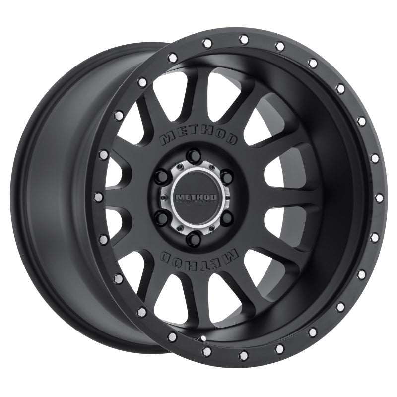 Method MR605 NV 20x9 -12mm Offset 6x135 87mm CB Matte Black Wheel