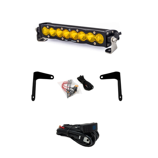 Baja Designs Can-Am X3, Shock Mount Kit w/ 10in S8 Light Bar, Amber