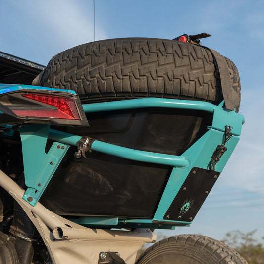 Chupacabra Offroad B2G Can Am X3 Rear Storage and Tire Rack