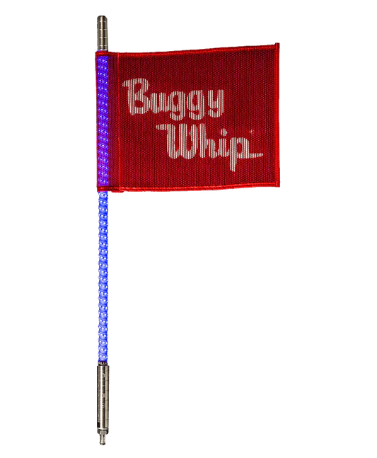 Buggy Whip 4' & 6' Standard Visibility Quick-Release LED Whip Lights