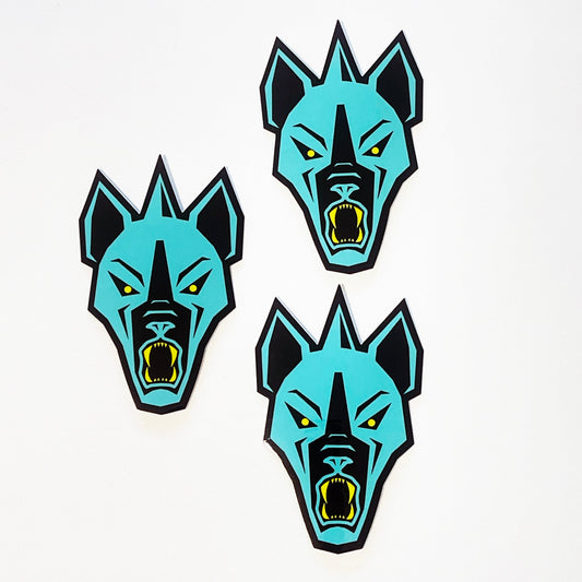 3.5" Chupacabra Head Logo Sticker (Pack of 5)