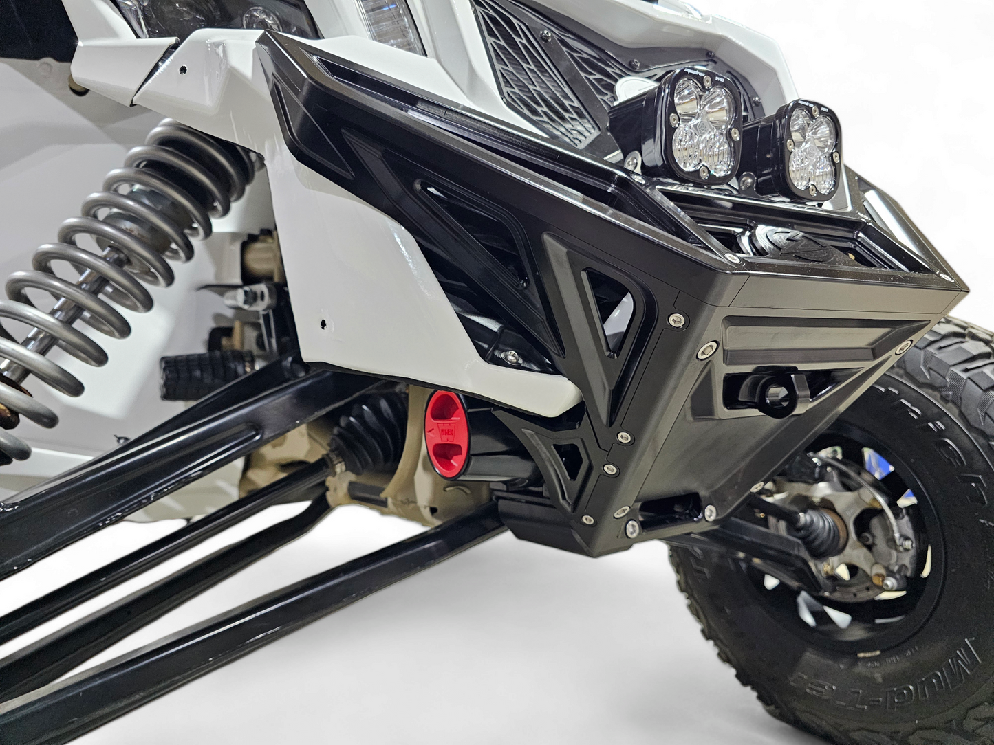 2017 to Current Can-Am X3 Maverick Machined Billet Front Winch Bumper (Black Anodize)