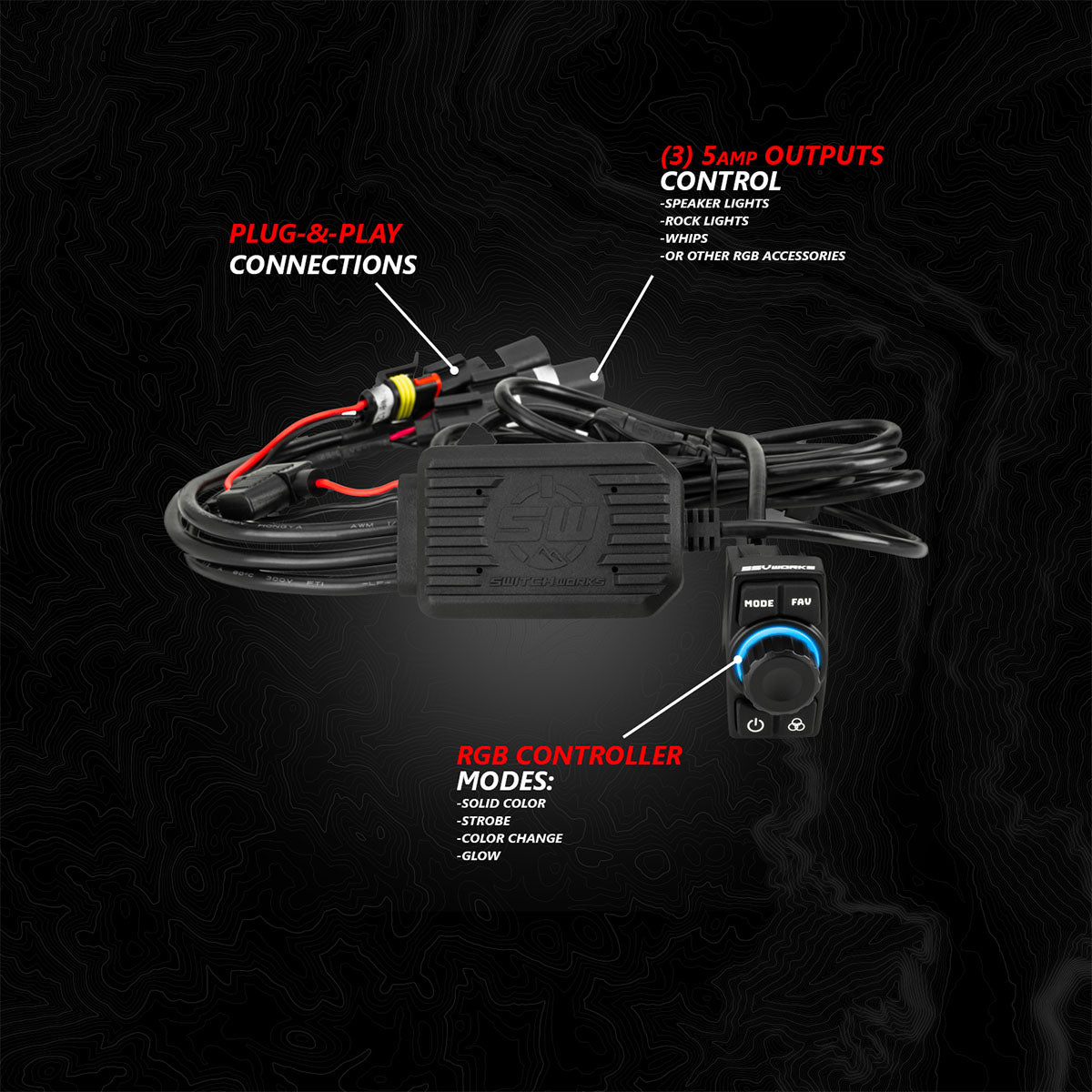 ssv works rgb controller for offroad vehicles