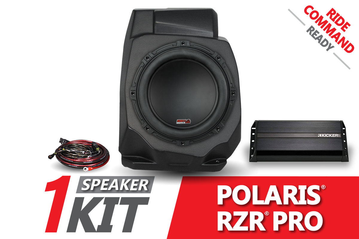 2020-2024 Polaris RZR Pro Under-Dash 10in Subwoofer Enclosure for Ride Command