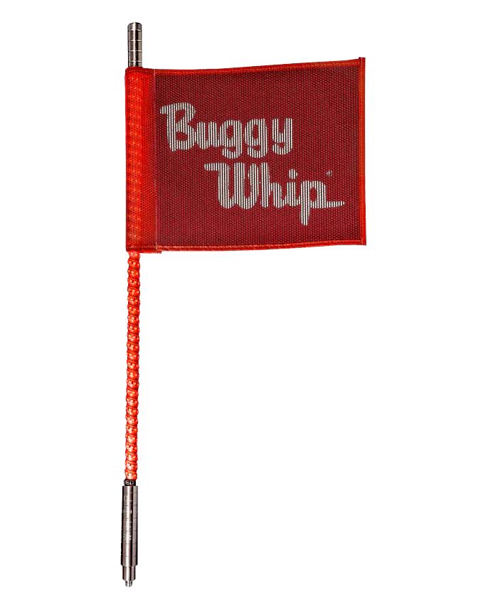 Buggy Whip 4' & 6' Bright Visibility Quick-Release LED Whip Lights