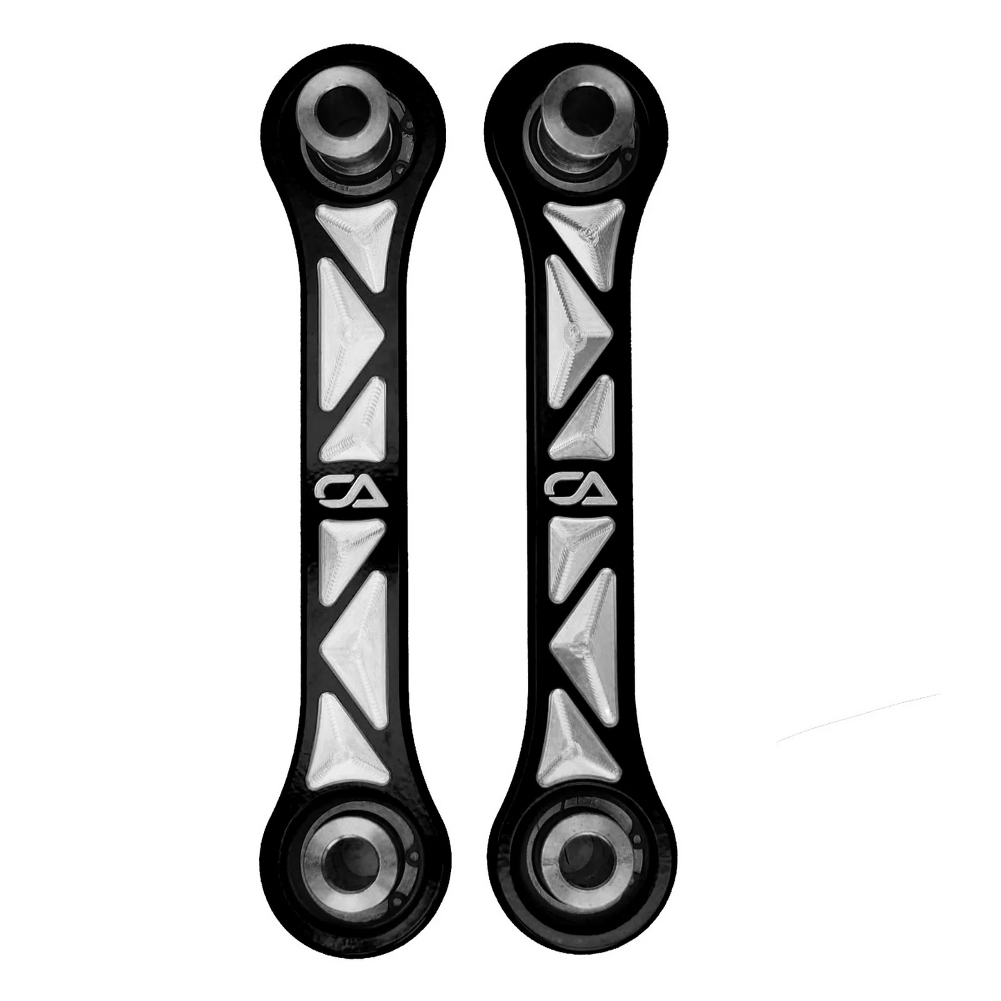 Billet Rear Sway Bar Link Set for Can-Am Maverick X3 by CA Tech, Black