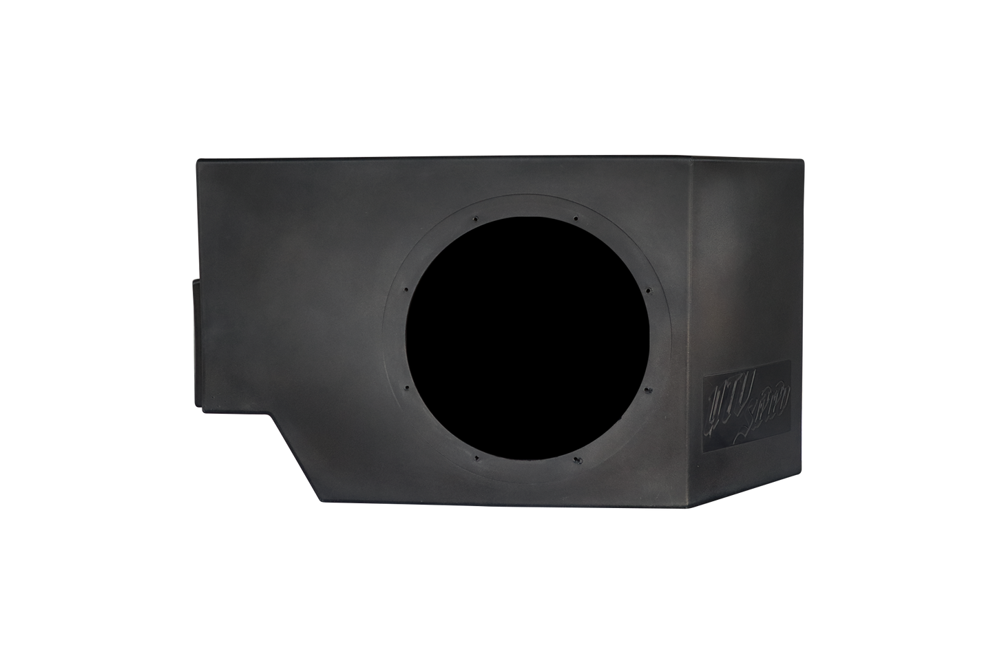 Can-Am® Defender Vented 10" Passenger Subwoofer Enclosure Unloaded | UTVS-DEF-VENC-UNDRST-PASS