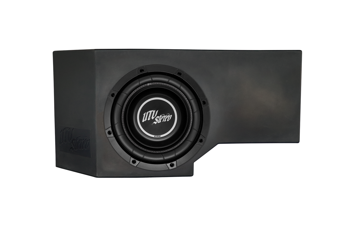 Can-Am® Defender Vented 10" Passenger Subwoofer Enclosure Unloaded | UTVS-DEF-VENC-UNDRST-PASS