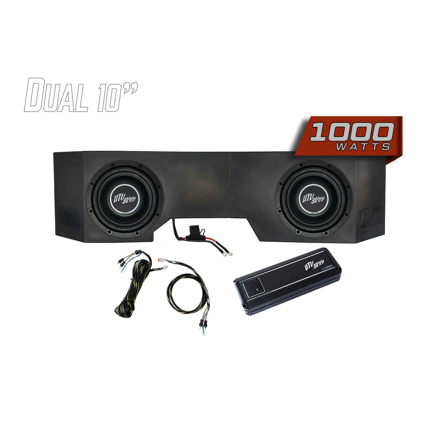 Can-Am® Defender 1000W Dual 10" Subwoofer Kit | UTVS-DEF-SUB-1000-2