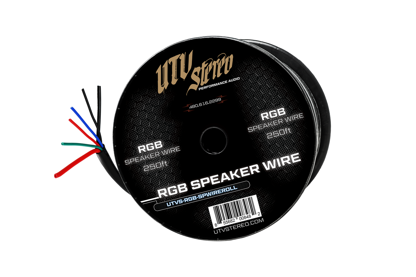 6 Conductor RGB Speaker Wire - 250' | UTVS-RGB-SPWIRE-ROLL