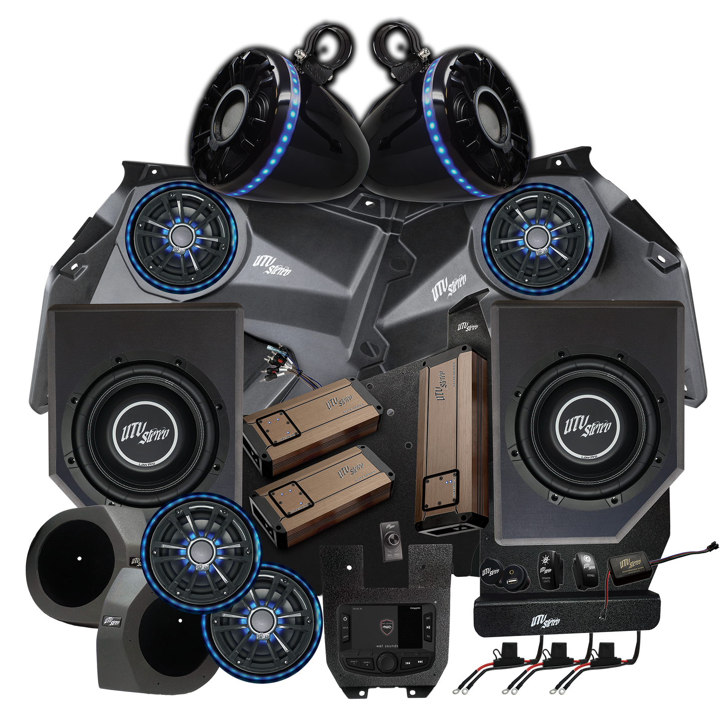 Can-Am® X3 Elite Series Stage 8 Stereo Kit | UTVS-X3-S8-E