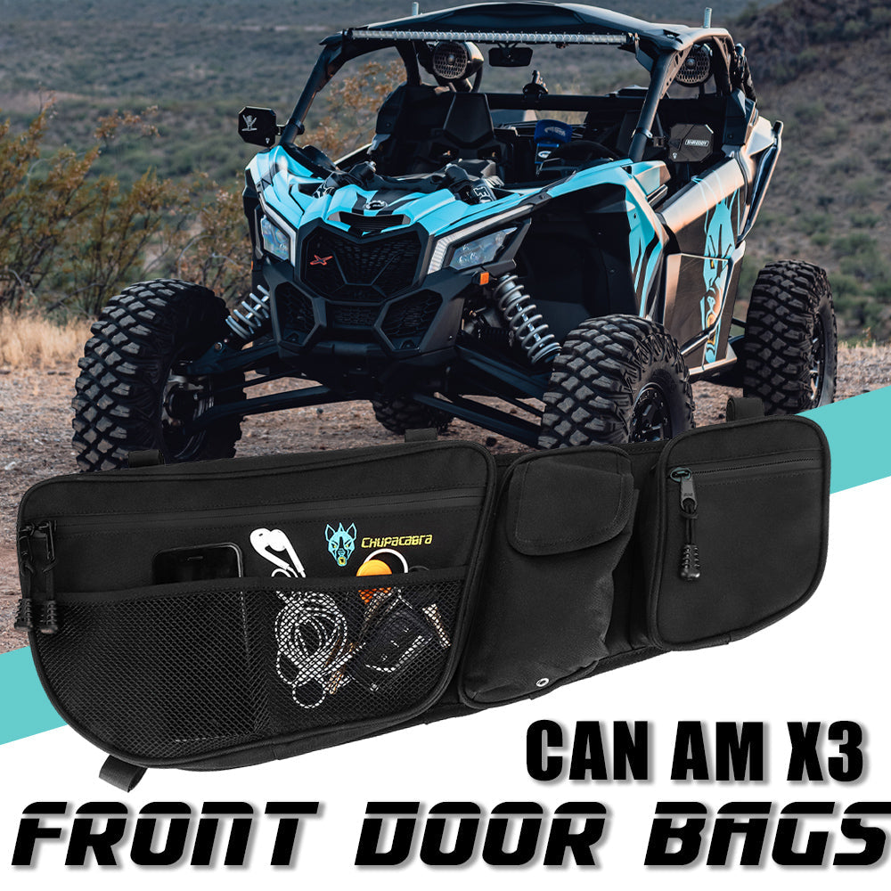 Can Am X3 Door Bags Passenger and Driver Side Storage Bag