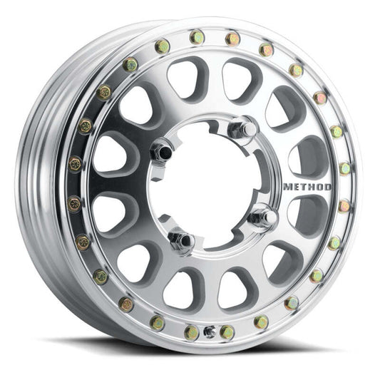 Method MR401-R UTV Beadlock 15x5 / 4.25+0.75/40mm Offset / 5x4.5 / 72mm CB Machined - Raw Wheel