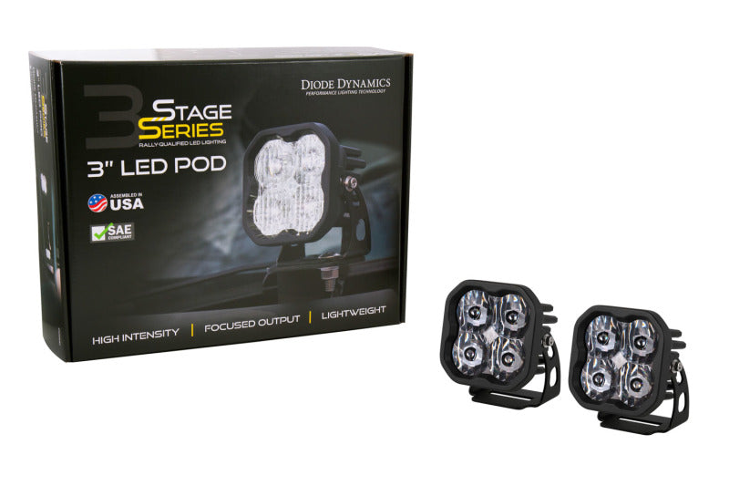 Diode Dynamics SS3 LED Pod Pro - White Combo Standard (Pair)