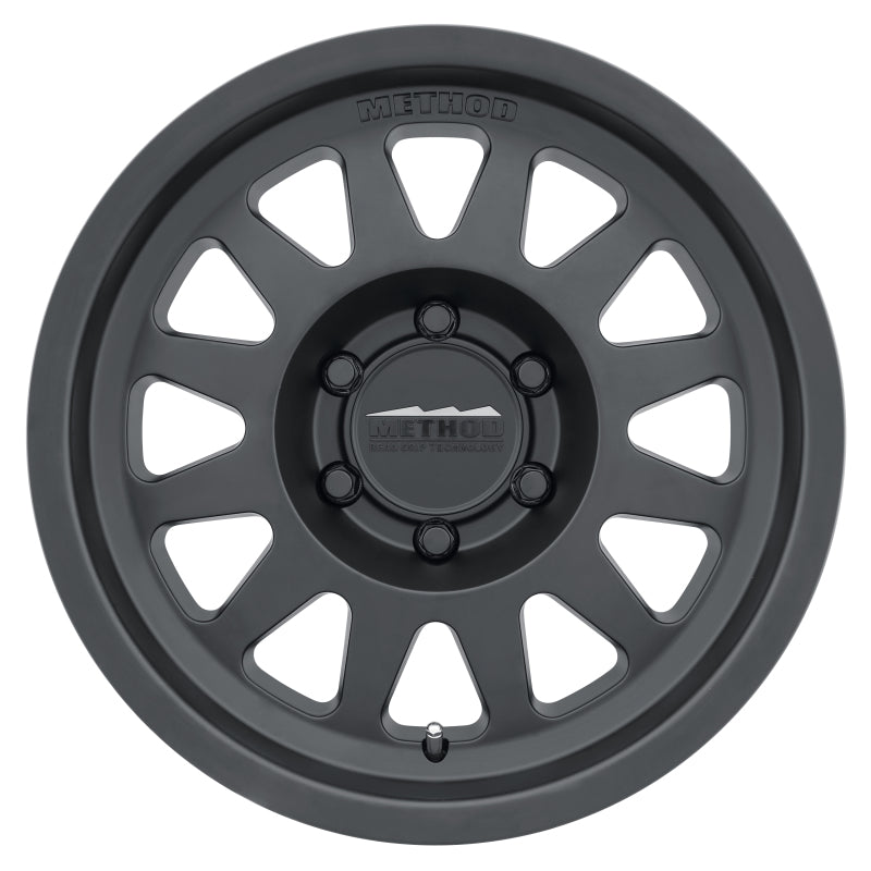 Method MR704 17x8.5 0mm Offset 5x5 71.5mm CB Matte Black Wheel