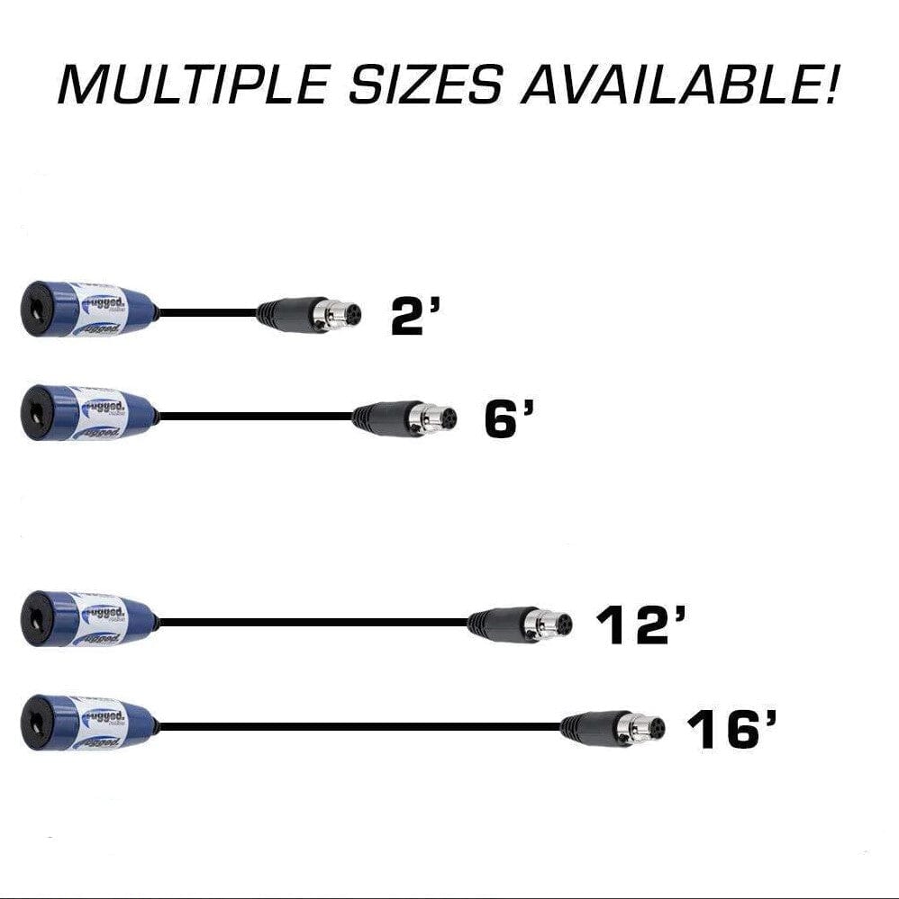 OFFROAD Straight Cable to Intercom (Select Length)