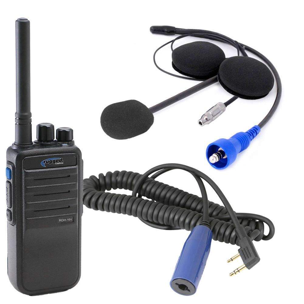 Single Seat Kit with Digital Radio & Helmet Kit